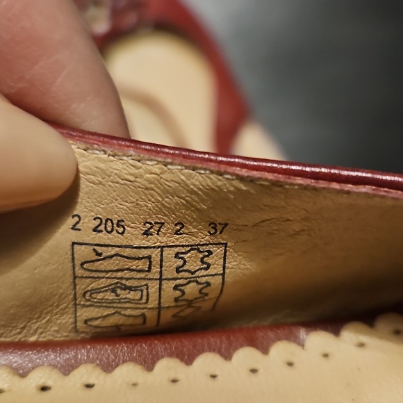 Vintage Marc Jacobs Red Slingback Sandals - Picture 5 of 5